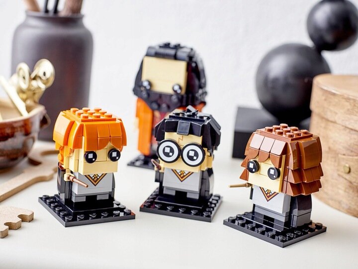 40495 LEGO® BrickHeadz Haris, Hermiona, Ronis ir Hagridas kaina ir informacija | Konstruktoriai ir kaladėlės | pigu.lt