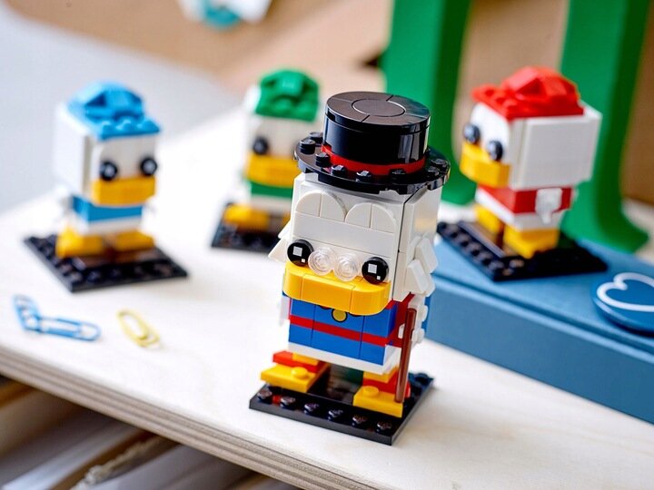40560 LEGO® BrickHeadz Scrooge McDuck, Huey, Duey & Louie kaina ir informacija | Konstruktoriai ir kaladėlės | pigu.lt
