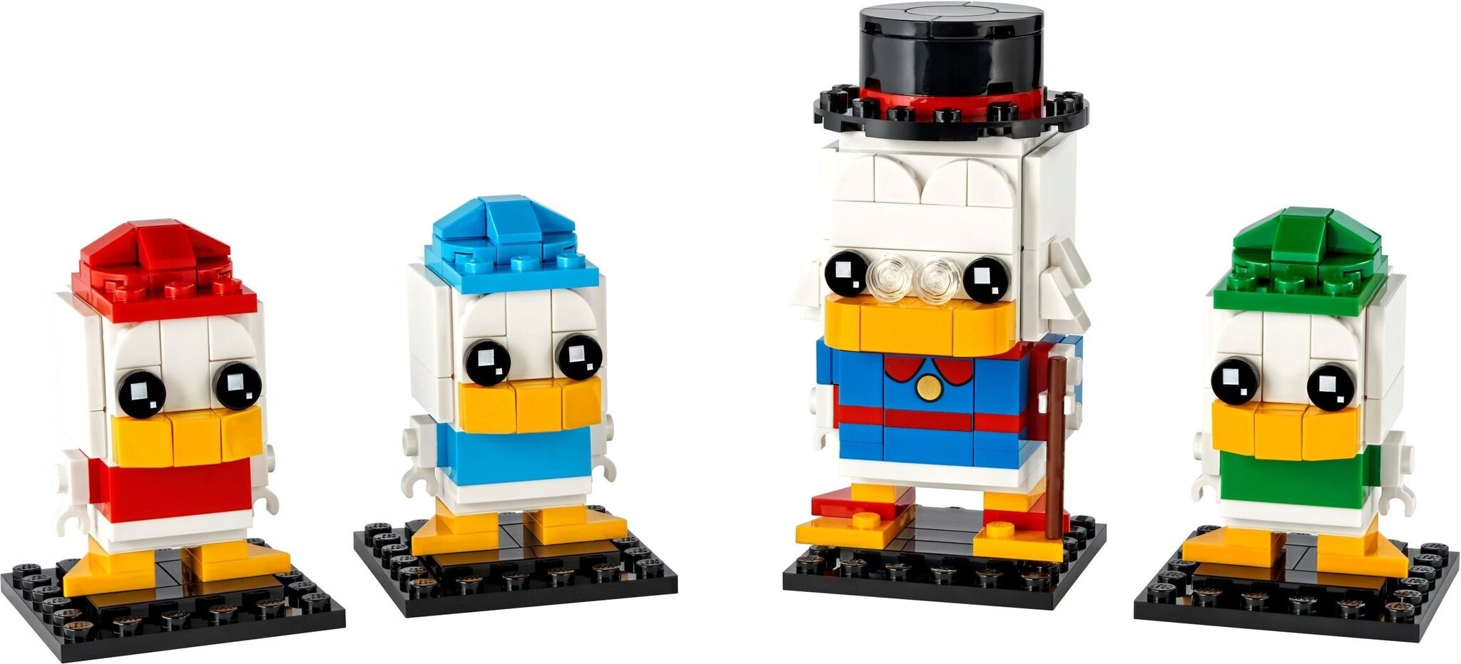 40560 LEGO® BrickHeadz Scrooge McDuck, Huey, Duey & Louie kaina ir informacija | Konstruktoriai ir kaladėlės | pigu.lt