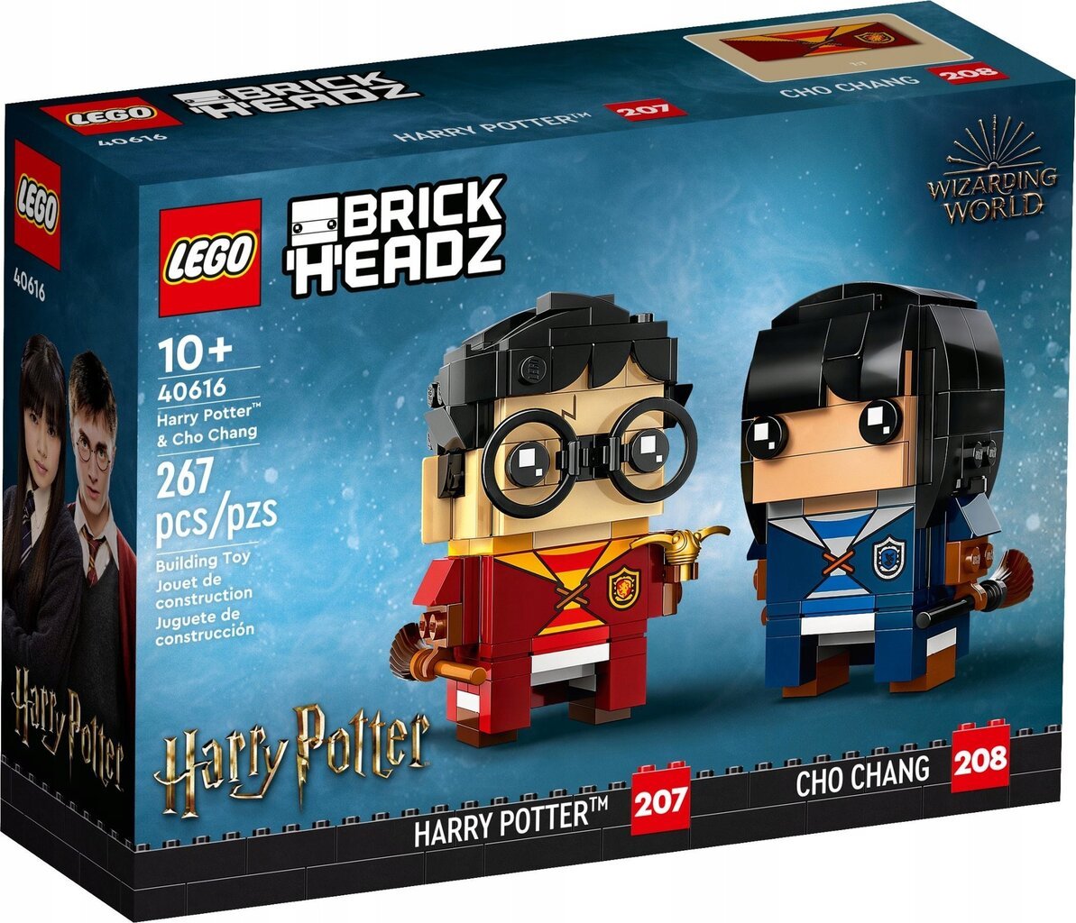 40616 LEGO® BrickHeadz Haris Poteris ir Cho Chang kaina ir informacija | Konstruktoriai ir kaladėlės | pigu.lt