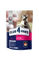 Club 4 Paws для всех пород с курицей, 400 г цена и информация |  Сухой корм для собак | pigu.lt