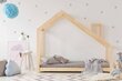 Vaikiška lova namelis SofiHouse R4, 140x70cm, ruda цена и информация | Vaikiškos lovos | pigu.lt