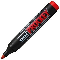 Permanentinis žymeklis Uni-Ball Prockey Marker PM-122, 12vnt., raudonas kaina ir informacija | Kanceliarinės prekės | pigu.lt
