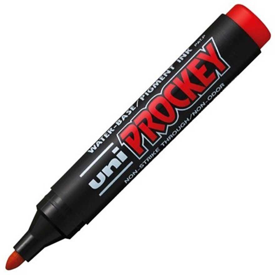 Permanentinis žymeklis Uni-Ball Prockey Marker PM-122, 12vnt., raudonas цена и информация | Kanceliarinės prekės | pigu.lt