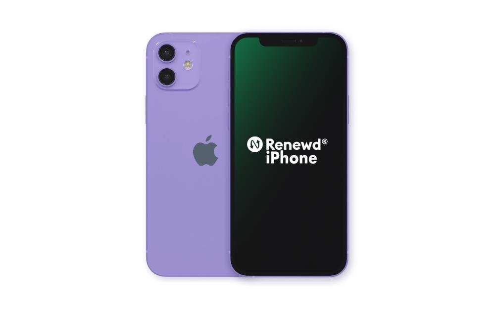 Renewd® Apple iPhone 12 64GB RND-P19964 Purple kaina ir informacija | Mobilieji telefonai | pigu.lt