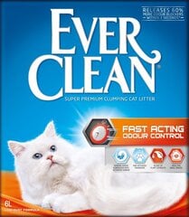 Наполнители для котов EverClean Fast Acting, 6 л цена и информация | Наполнитель для кошек | pigu.lt