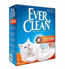 Наполнители для котов EverClean Fast Acting, 6 л цена и информация | Наполнители для кошачьих туалетов | pigu.lt