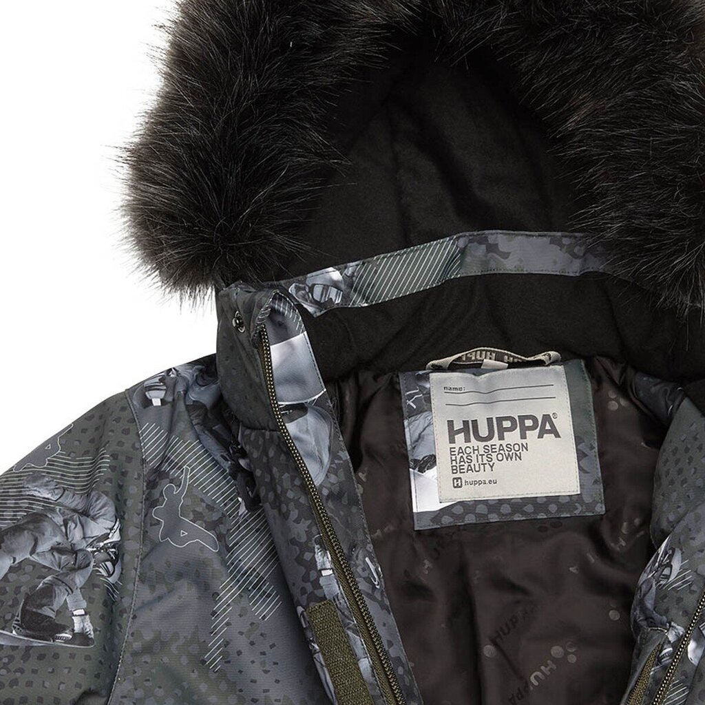 Huppa komplektas berniukams Dante 1 41930130*32357, žalias/juodas kaina ir informacija | Žiemos drabužiai vaikams | pigu.lt