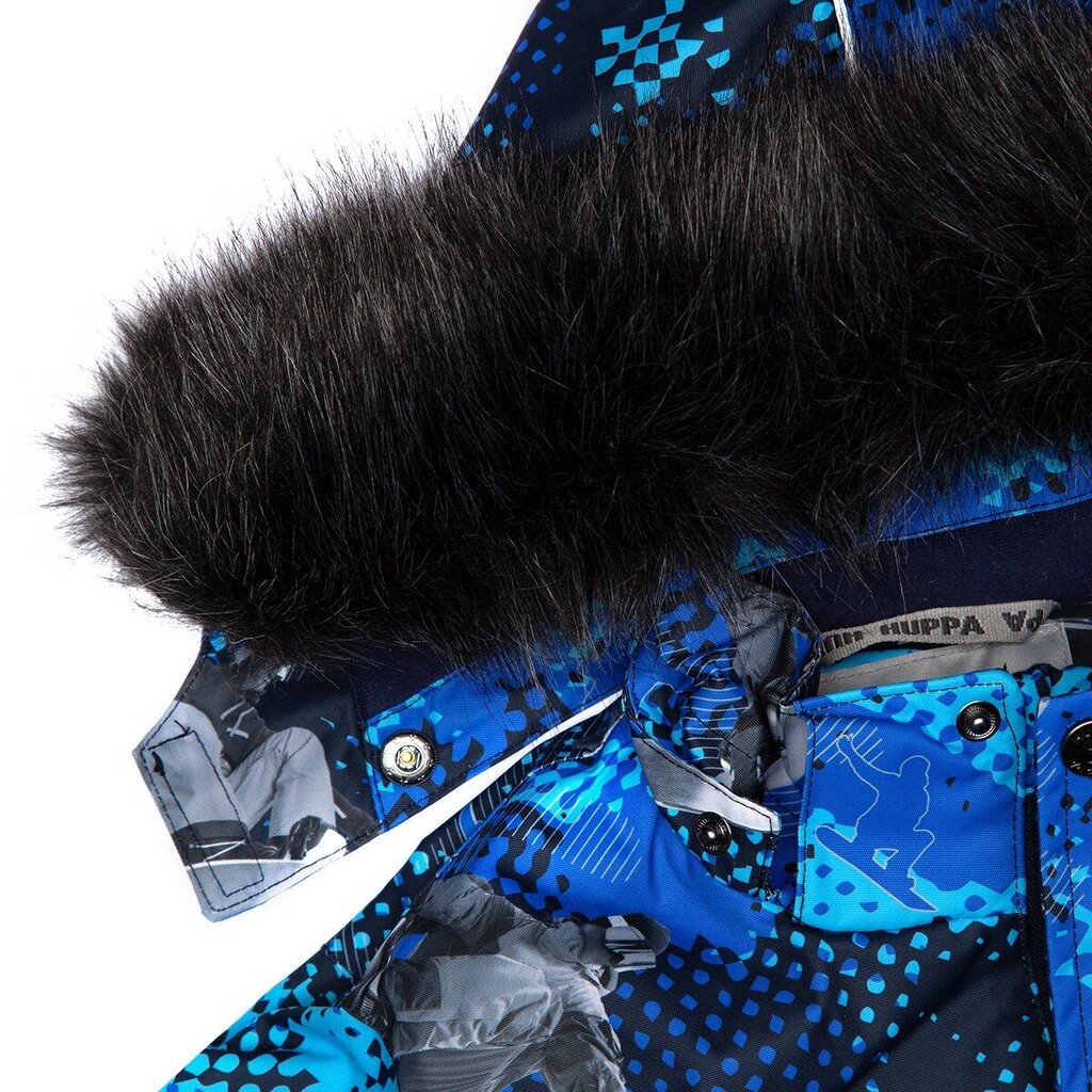 Huppa žieminis komplektas berniukams Dante 1 41930130*32386, mėlyna/juoda kaina ir informacija | Žiemos drabužiai vaikams | pigu.lt