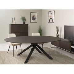 Стол Aatrium Cox, 120x240 см, коричневый цена и информация | Кухонные и обеденные столы | pigu.lt