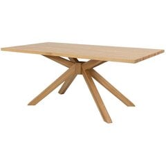 Stalas Aatrium Across, 100x190x75 cm, rudas kaina ir informacija | Virtuvės ir valgomojo stalai, staliukai | pigu.lt