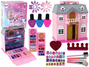 Kosmetikos rinkinys vaikams LeanToys Cosmetics Set Accessories Pink House, 1 vnt. kaina ir informacija | Kosmetika vaikams ir mamoms | pigu.lt