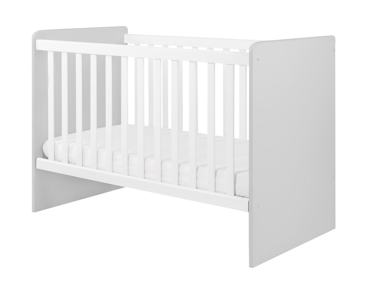 Kūdikio lovytė Ayla, 70x140 cm, pilka kaina ir informacija | Kūdikių lovytės | pigu.lt