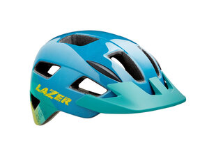 Детский велосипедный шлем Lazer Gekko Blue Yellow 50-56см цена и информация | Шлемы | pigu.lt