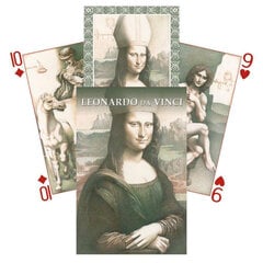 Žaidimo kortos Leonardo Da Vinci menas, 54 vnt. цена и информация | Азартные игры | pigu.lt