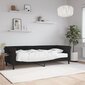 Sofa-lova vidaXL, 80x200 cm, juoda цена и информация | Lovos | pigu.lt