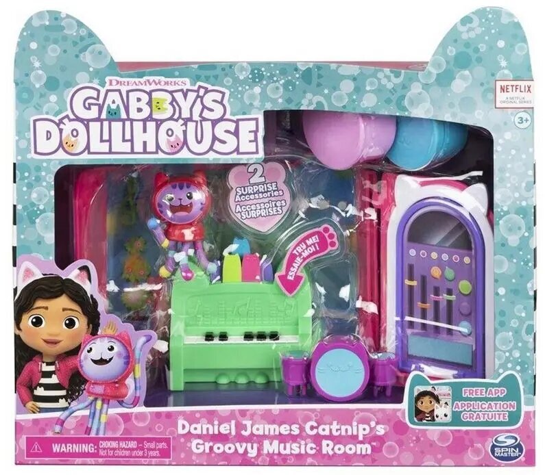 Roko kambarėlis lėlei Spin Master Gabbys Dollhouse kaina ir informacija | Žaislai mergaitėms | pigu.lt