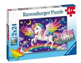 Dėlionė Vienaragis ir pegasas Ravensburger 05677, 28 d. kaina ir informacija | Dėlionės (puzzle) | pigu.lt