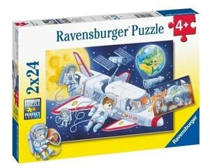 Dėlionė gyvūnai erdvėje Ravensburger, 28 d. kaina ir informacija | Dėlionės (puzzle) | pigu.lt