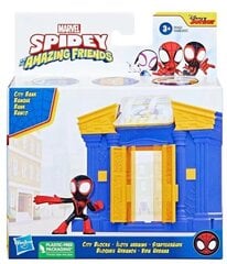 Žaidimų rinkinys su figūrėle Marvel Spidey and His Amazing Friends City Blocks Miles Morales Hasbro kaina ir informacija | Žaislai berniukams | pigu.lt