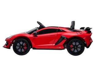 Детский электромобиль Lamborghini Aventador, красный цена и информация | Электромобили для детей | pigu.lt