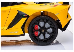 Детский электромобиль Lamborghini Aventador, желтый цена и информация | Электромобили для детей | pigu.lt