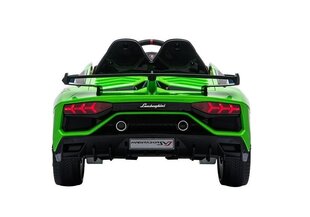 Детский электромобиль Lamborghini Aventador, зеленый цена и информация | Электромобили для детей | pigu.lt