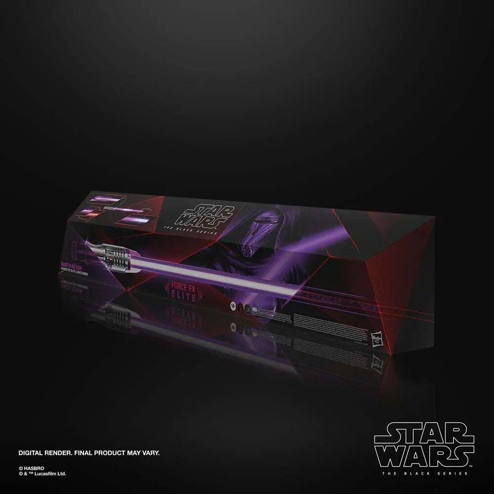 Žaislinis kardas Star Wars Black Series Darth Revan Force FX Electronic Lightsaber kaina ir informacija | Žaislai berniukams | pigu.lt