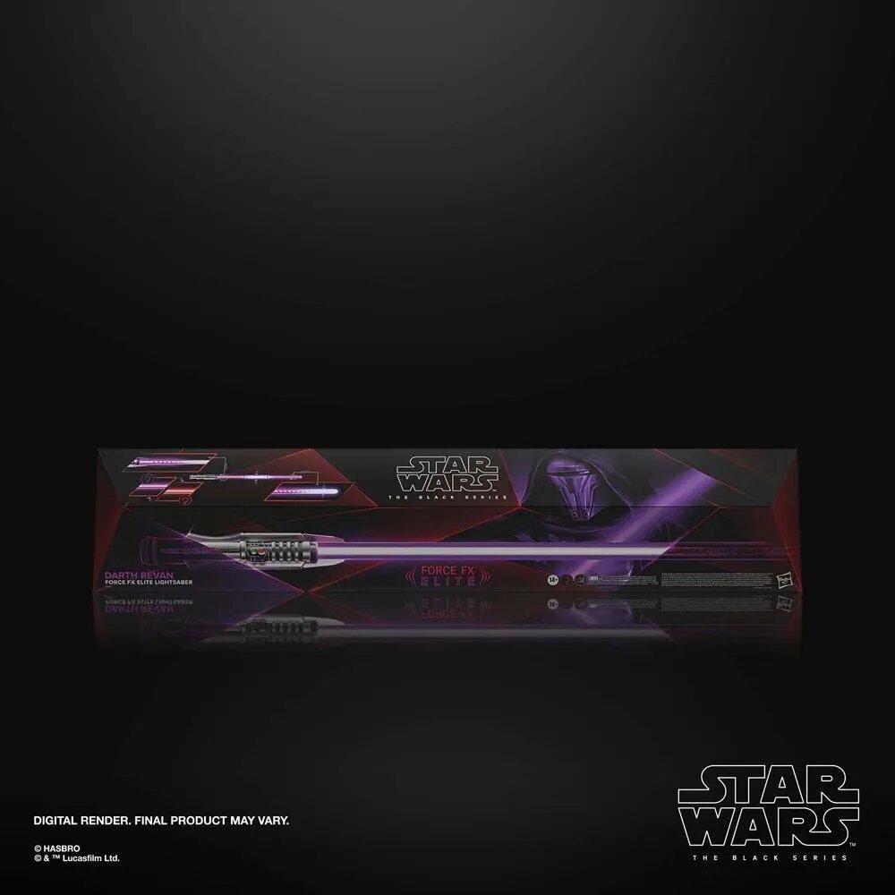 Žaislinis kardas Star Wars Black Series Darth Revan Force FX Electronic Lightsaber kaina ir informacija | Žaislai berniukams | pigu.lt