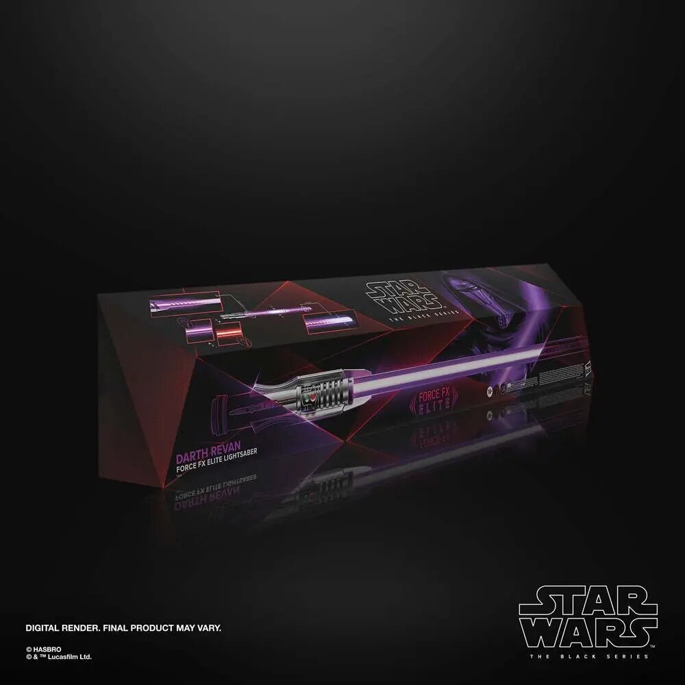 Žaislinis kardas Star Wars Black Series Darth Revan Force FX Electronic Lightsaber kaina ir informacija | Žaislai berniukams | pigu.lt