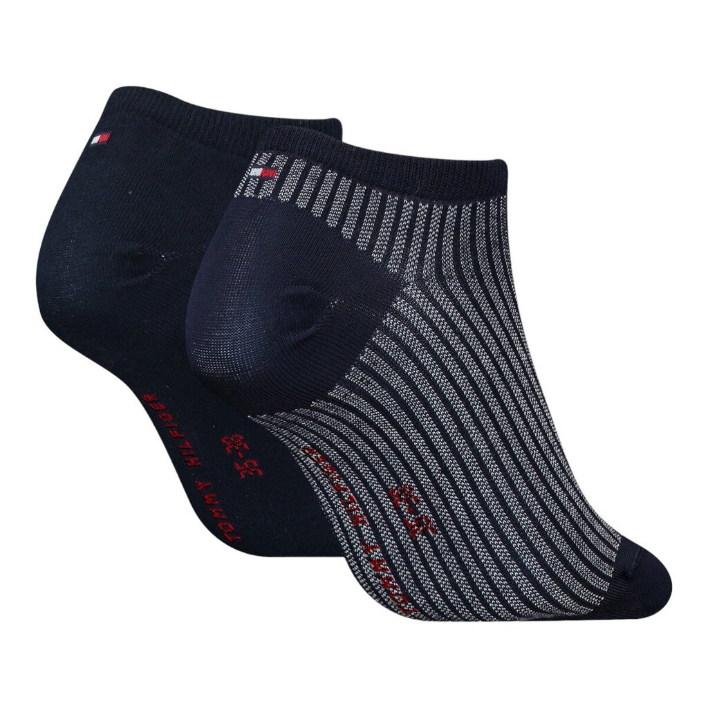 Kojinės moterims Tommy Hilfiger 82234, juodos, 2 poros цена и информация | Moteriškos kojinės | pigu.lt