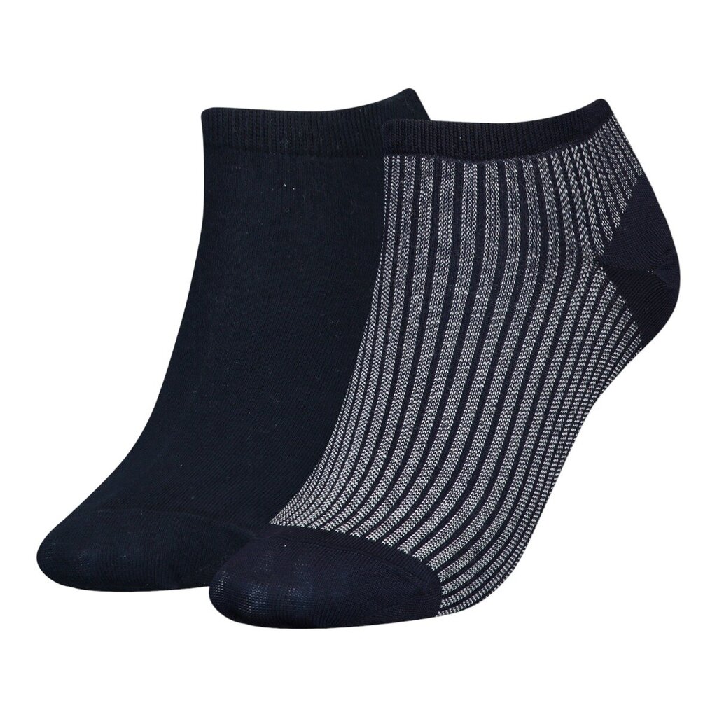 Kojinės moterims Tommy Hilfiger 82234, juodos, 2 poros kaina ir informacija | Moteriškos kojinės | pigu.lt