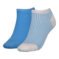 Kojinės moterims Tommy Hilfiger 82213, mėlynos, 2 poros kaina ir informacija | Moteriškos kojinės | pigu.lt