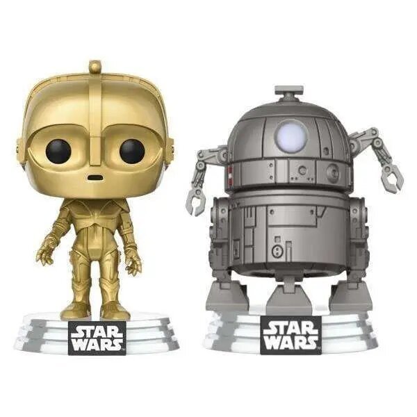 Funko POP! C-3PO and R2-D2 Pop Galactic Convention цена и информация | Žaidėjų atributika | pigu.lt