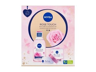 Rinkinys Nivea Rose Touch Set moterims: micelininis vanduo, 400 ml + drėkinamasis dieninis kremas, 50 ml цена и информация | Кремы для лица | pigu.lt