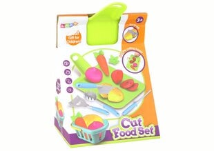 Žaislinių daržovių pjaustymo rinkinys su lentele Lean Toys kaina ir informacija | Žaislai mergaitėms | pigu.lt
