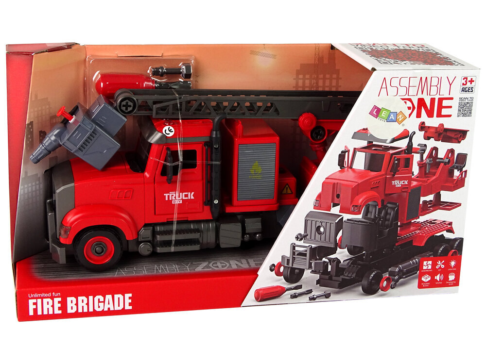 Ugniagesių sunkvežimis su priedais цена и информация | Žaislai berniukams | pigu.lt