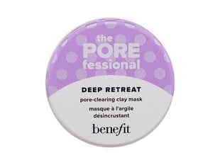 Veido kaukė Benefit The POREfessional Deep Retreat Pore-Clearing, 75 ml цена и информация | Маски для лица, патчи для глаз | pigu.lt