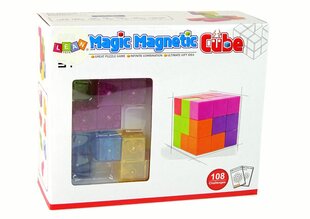 Magnetinis kubas Lean Toys, 7 d. kaina ir informacija | Konstruktoriai ir kaladėlės | pigu.lt