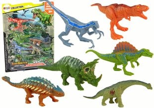 Dinozaurų figūrėlių rinkinys LeanToys, 6vnt. kaina ir informacija | Žaislai berniukams | pigu.lt