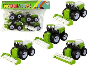 Žemės ūkio technikos rinkinys LeanToys 4 vnt, žalias kaina ir informacija | Žaislai berniukams | pigu.lt