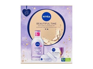 Rinkinys Nivea Beautiful Time moterims: micelininis vanduo 400 ml + dieninis kremas 50 ml kaina ir informacija | Veido kremai | pigu.lt