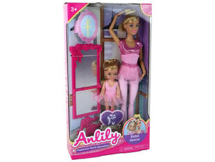Lėlių Anlily balerinų rinkinys su priedais kaina ir informacija | Žaislai mergaitėms | pigu.lt