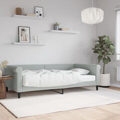 Sofa-lova vidaXL, 100x200 cm, pilka kaina ir informacija | Lovos | pigu.lt