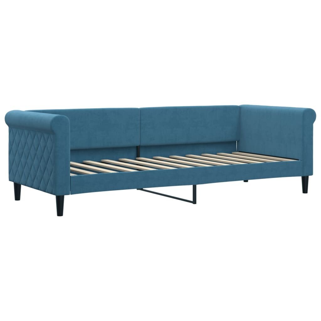 Sofa-lova vidaXL, 80x200 cm, mėlyna kaina ir informacija | Lovos | pigu.lt