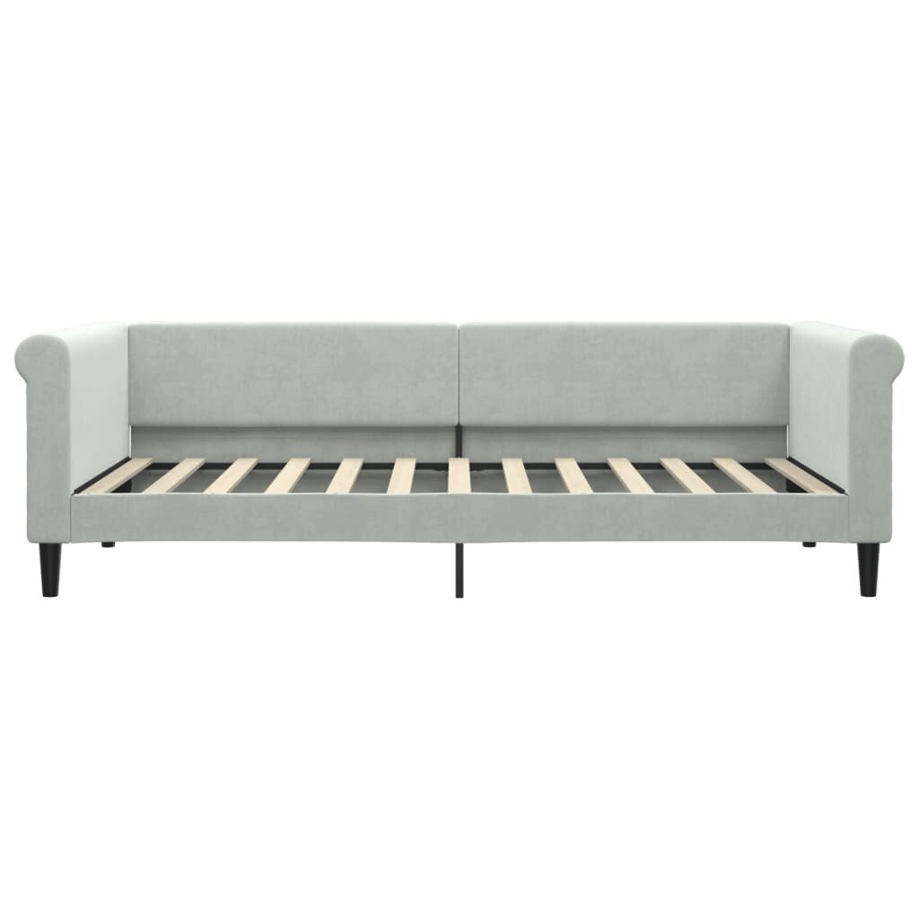 Sofa-lova vidaXL, 90x200 cm, pilka kaina ir informacija | Lovos | pigu.lt