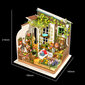 Medinė surenkama miniatiūra 3D TM Varvikas Miller's flower house RB007e цена и информация | Konstruktoriai ir kaladėlės | pigu.lt