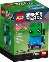 40626 LEGO® BrickHeadz Minecraft Zombis kaina ir informacija | Konstruktoriai ir kaladėlės | pigu.lt