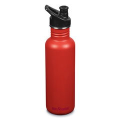 Gertuvė Klean Kanteen Classic Tiger Lily, 800 ml, raudona kaina ir informacija | Gertuvės | pigu.lt