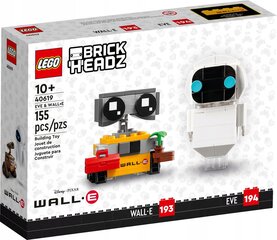 40619 LEGO® BrickHeadz EWA and WALL-E kaina ir informacija | Konstruktoriai ir kaladėlės | pigu.lt